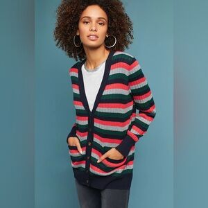 Anthropologie moth Jamison Striped Cardigan